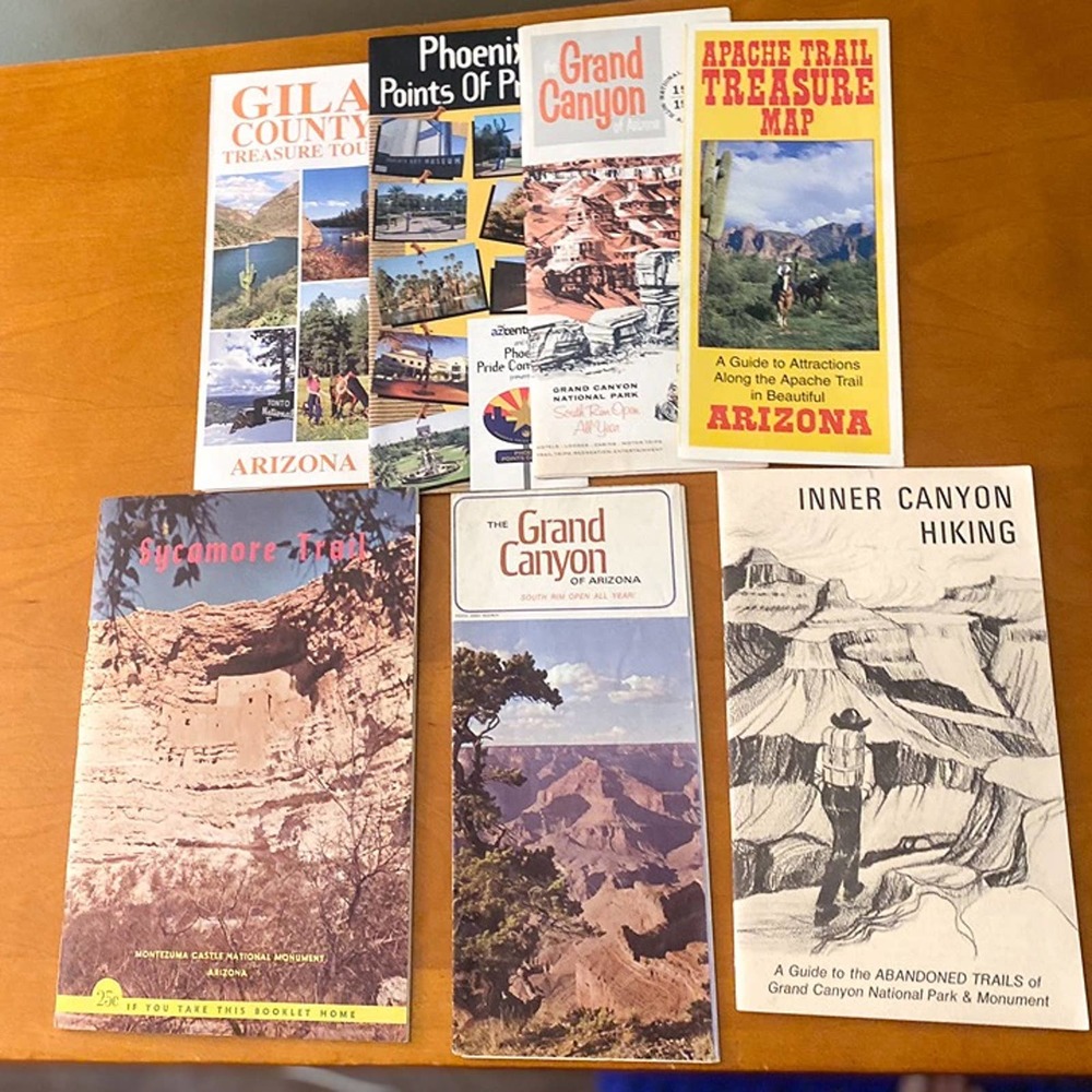 RARE Grand Canyon Collectable Paper Memorabilia 1900s Hidden Trails Lodging Etc